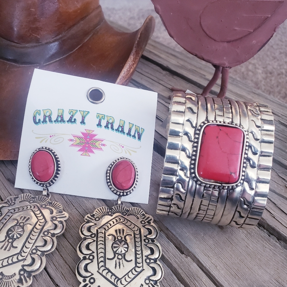 Red Ranger Earrings Only - Picture 2 of 4